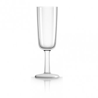 Onbreekbaar champagneglas Marc Newson wit