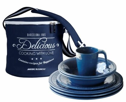 Marine Business Harmony Serviesset 16-delig Blue