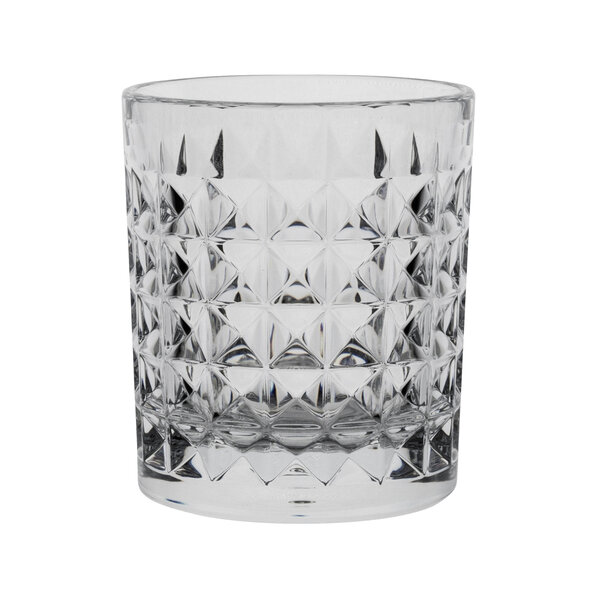 Aspen onbreekbaar transparant whisky / water / sap glas van polykristal. 
