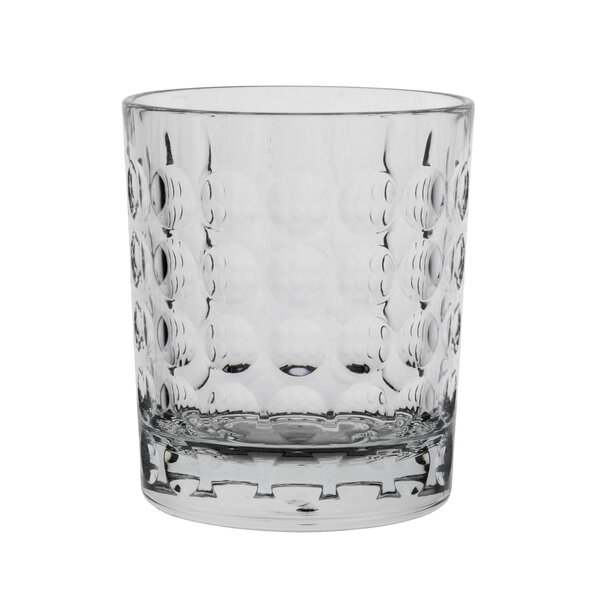 Aspen onbreekbaar transparant whisky / water / sap glas van polykristal. 