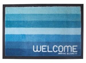 Marine Business Welcome Deurmat Stripes