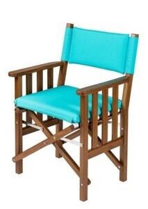 Regisseursstoel II smaragd kussens  - ongeolied